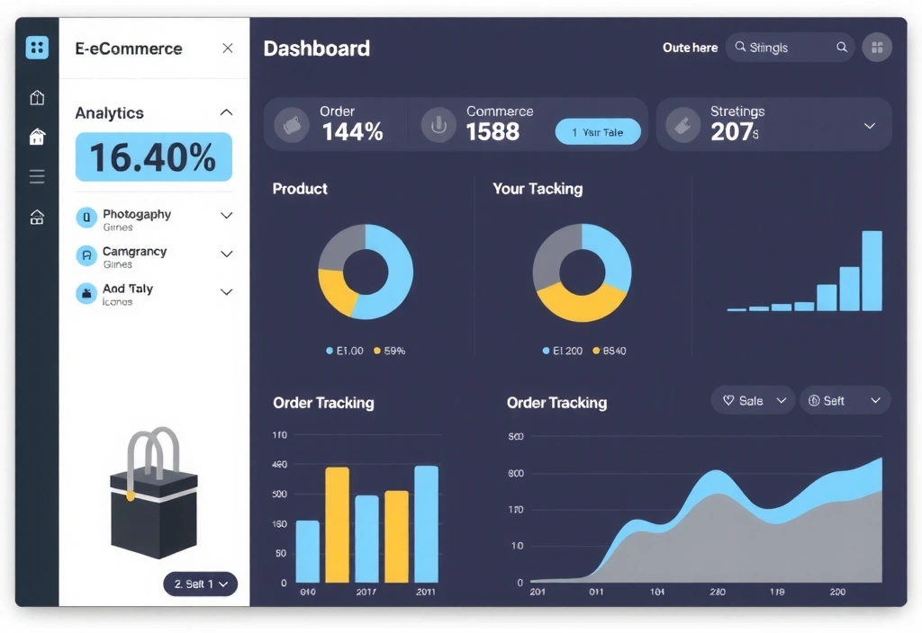 E-commerce dashboard and analytics