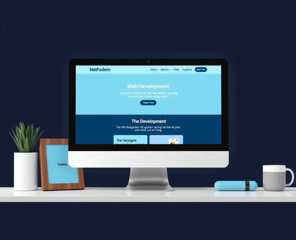 Web development services illustration